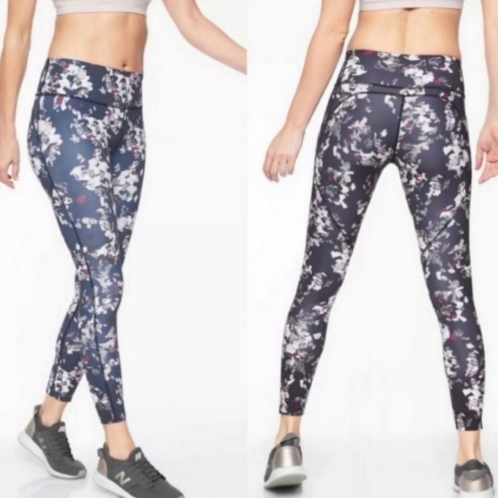 Athleta Challenge Bloom 7/8 Tight in Midnight Madness